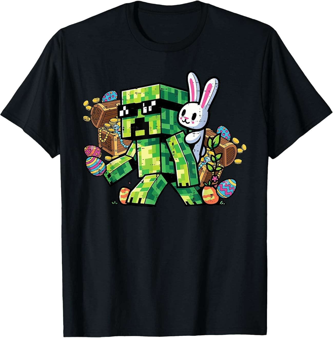SALE! Easter Pixel Gamer Bunny Gaming Toddler Boys Kids Youth Men