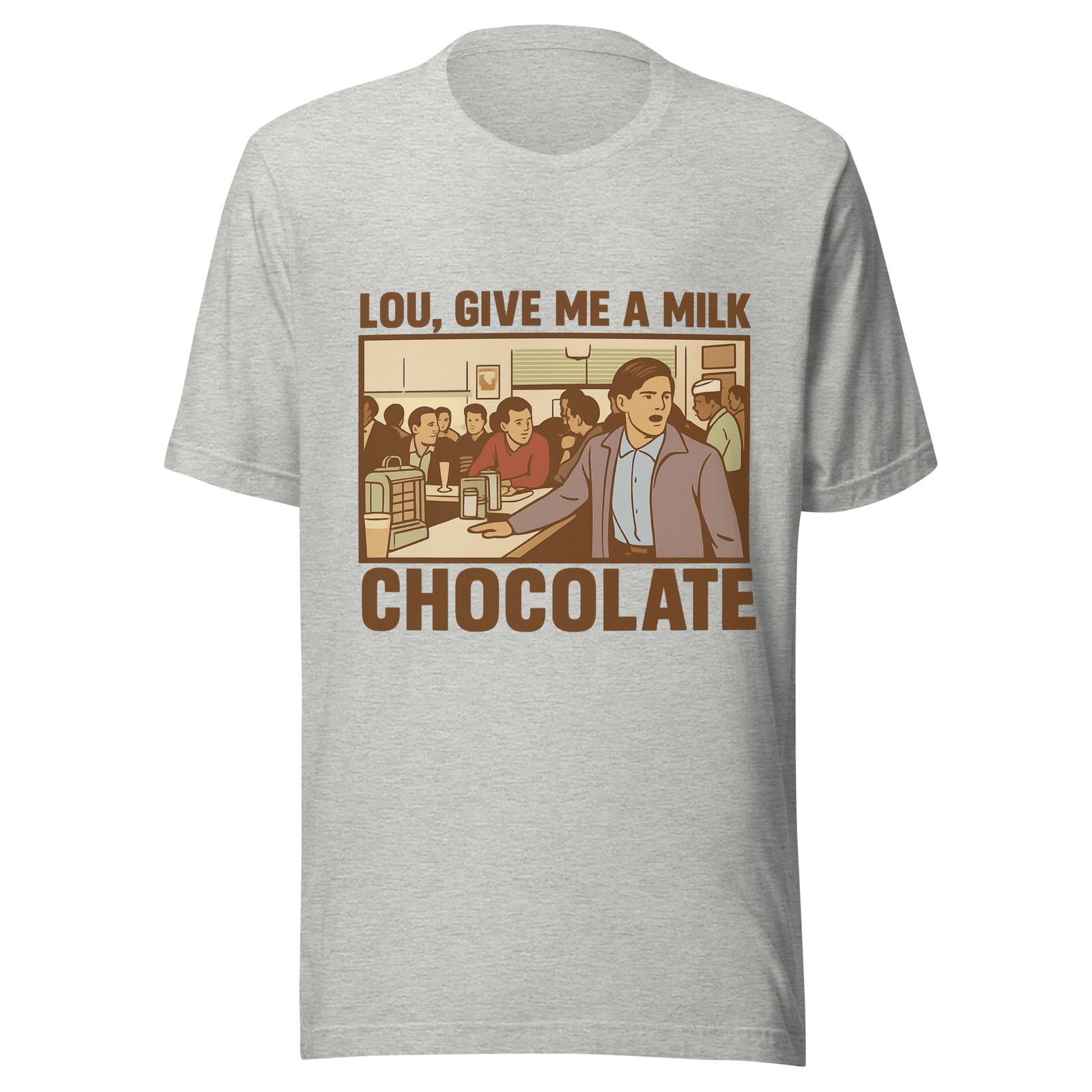 Back To The Future George McFly Lou Give Me A Milk Chocolate Shirt Movie Tee