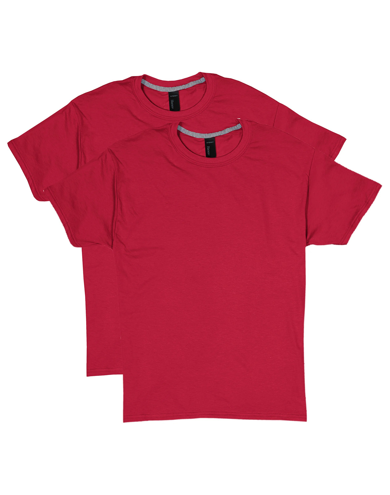 Hanes T-Shirt 2-Pack Men’s X-Temp Crewneck Short-Sleeve Wicking UPF Rated S-3XL