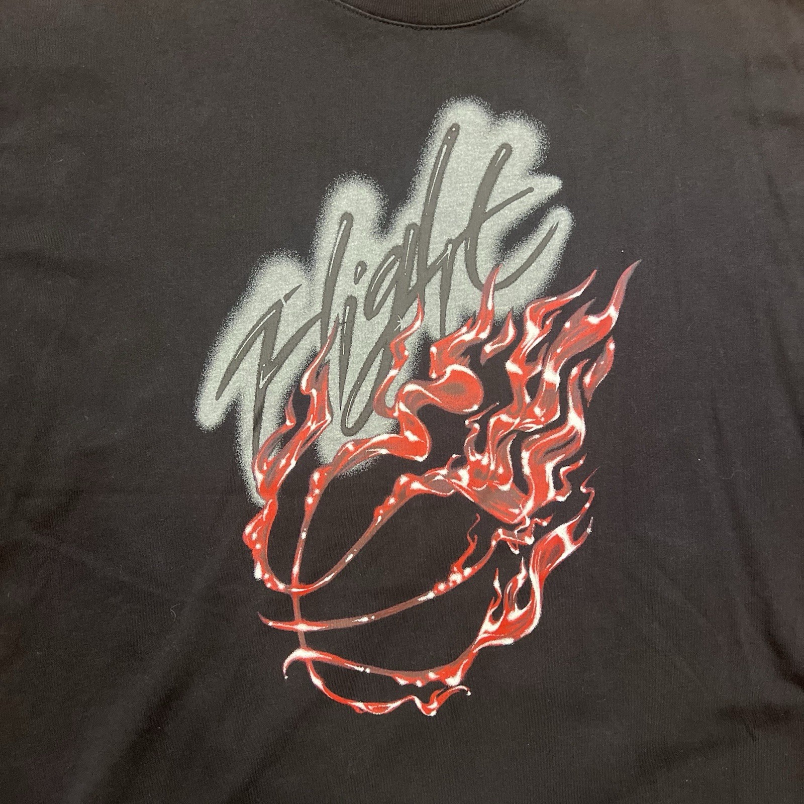 Air Jordan Flight Graphic Travis Scott Cactus Jack Beaded T-Shirt Size XL Black
