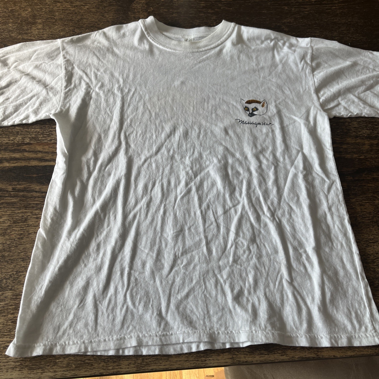 Vintage Madagascar Lemurs Shirt Sz XL Tourist Tee Funny 90s