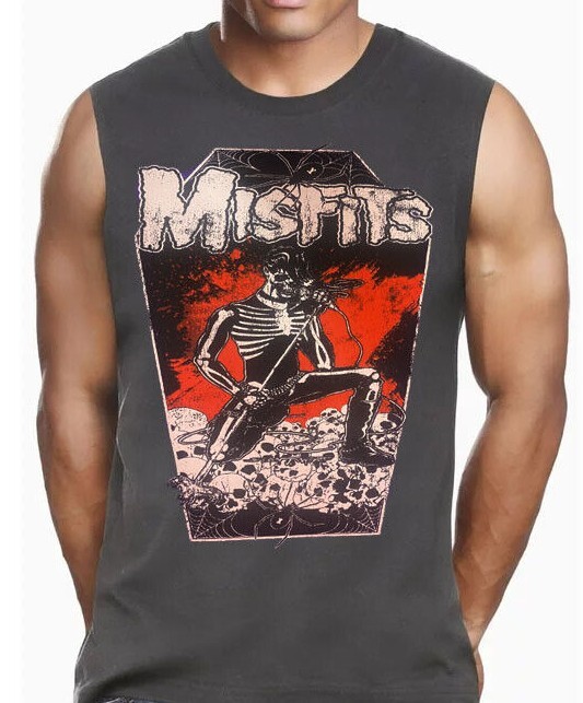 MISFITS SINGER PUNK ROCK Band Muscle Shirt (multi colors)