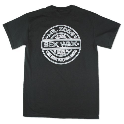 Sex Wax Mens Regular Short Sleeve Pinstripe Tee in Black – XX-Large