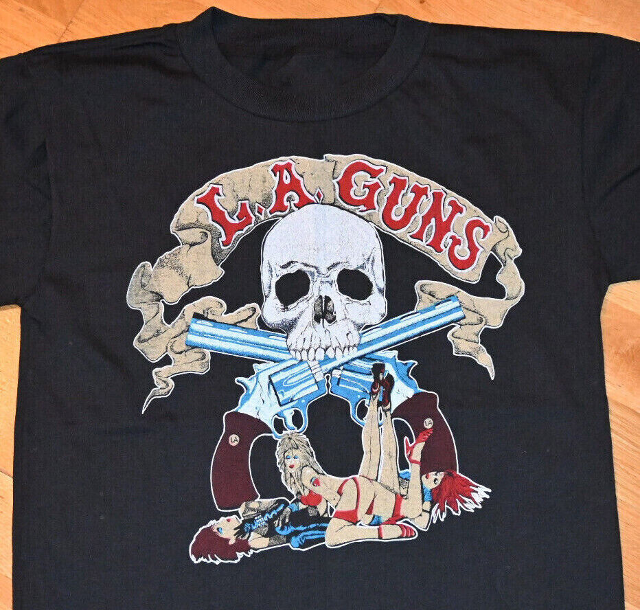 1980’s L.A. GUNS-vtg concert 1989 Black All Size S to 234XL Shirt