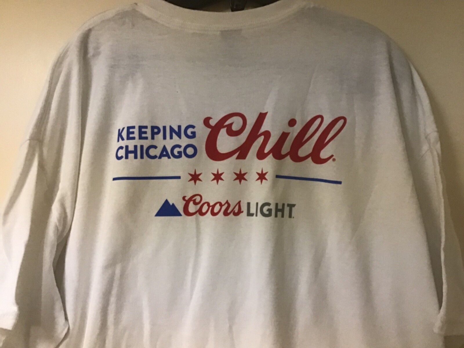 Wholesale Lot Of 12 Gildan 2xl Keeping Chicago Chill Coors Light White Tshirts