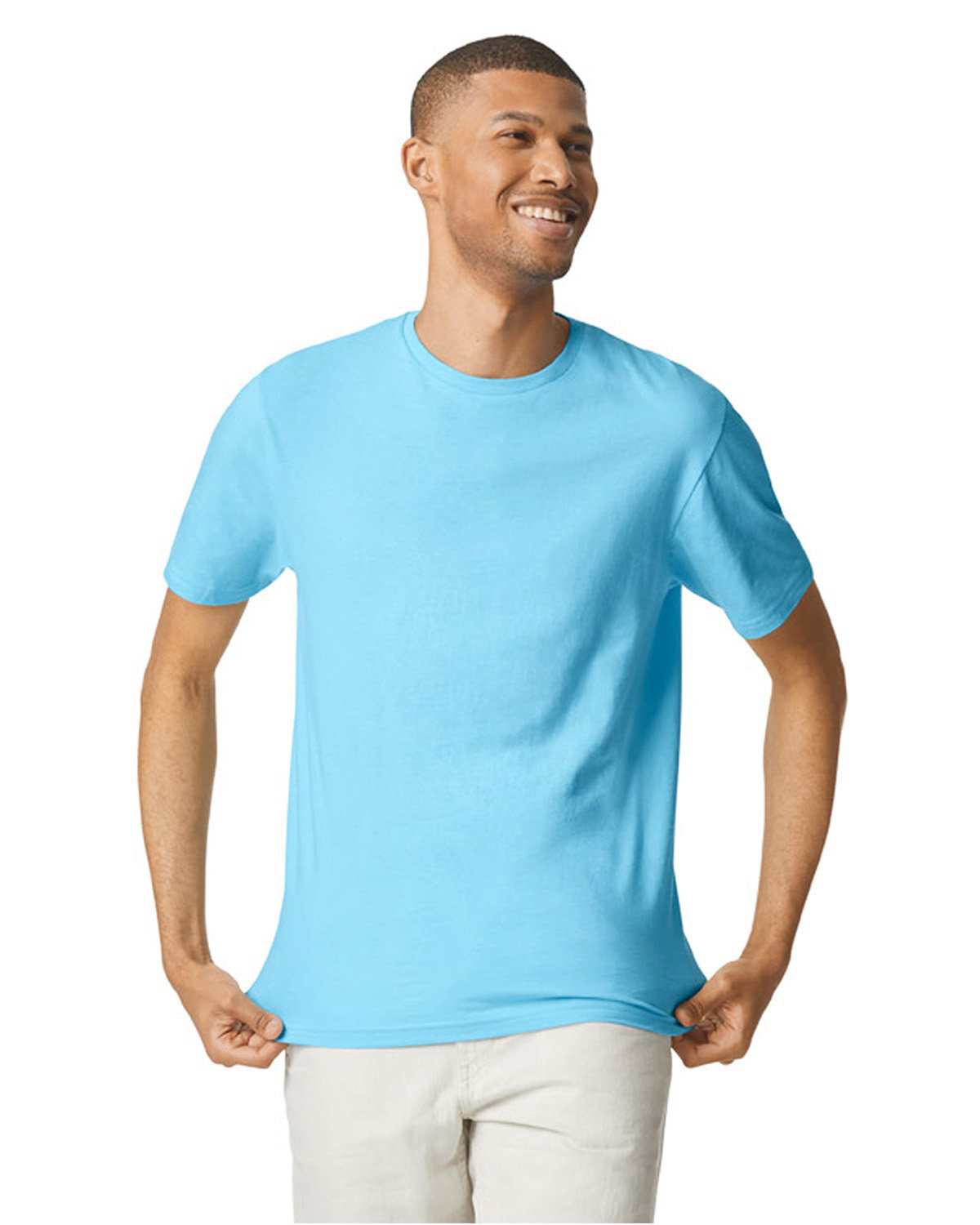 Gildan Adult Softstyle Stylish T Shirt Casual Plain T-Shirt – G640