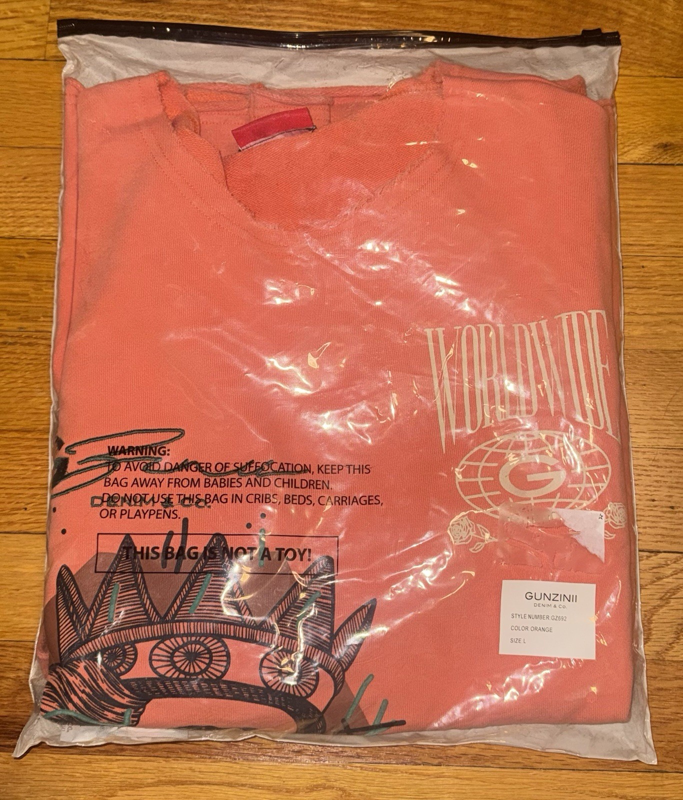 gunzinii worldwide tshirt