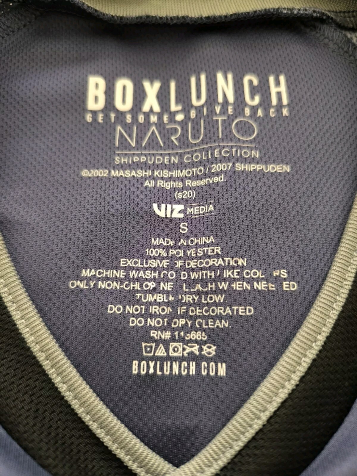Boxlunch Naruto kakashi black ops tactical anime cosplay soccer jersey shirt
