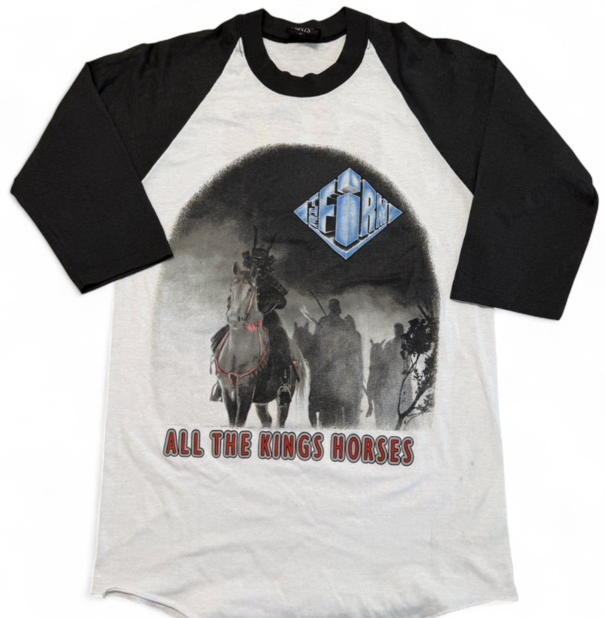 Vintage 80s The Firm Tour Raglan Shirt Jimmy Page Paul Rodgers Band Tee M