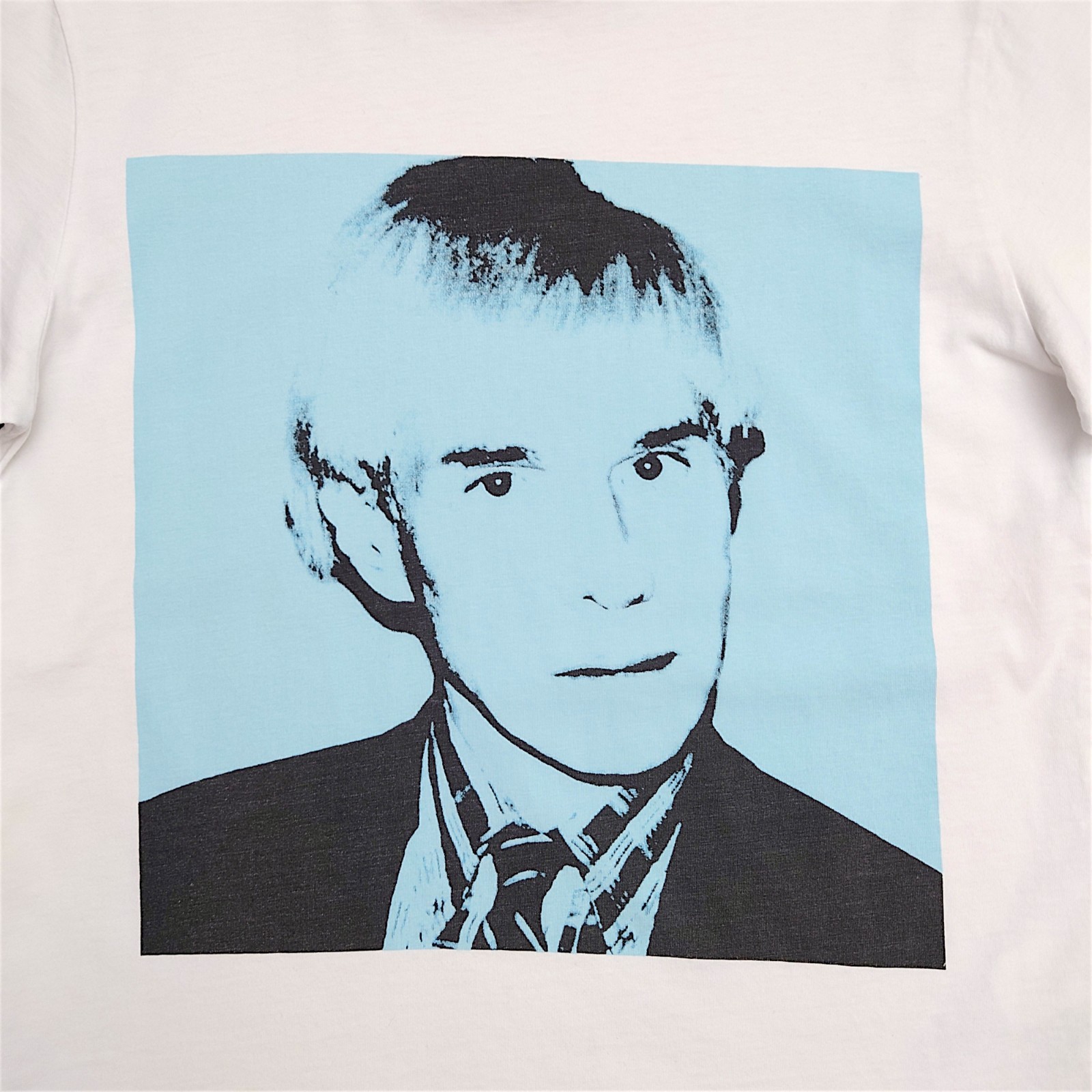 Calvin Klein x Andy Warhol Potrait T Shirt Size Small White Slub Cotton Tee