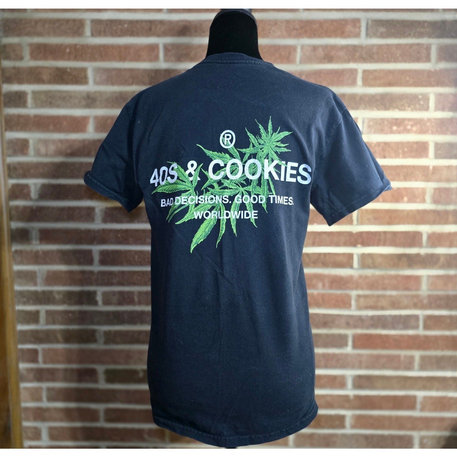 40s & Shorties x Cookies General Black Graphic T-Shirt