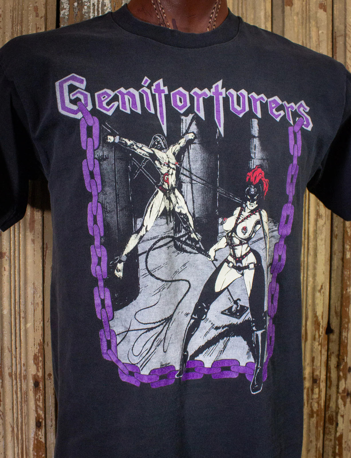 SALE Genitorturers Band Black 100% Cotton Size S To 4XL Shirt Adults