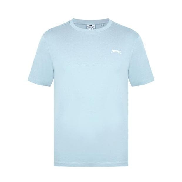 Mens Slazenger 100% Cotton Plain Crew Neck T Shirt XS S M L XL XXL 3XL 4XL BNWT