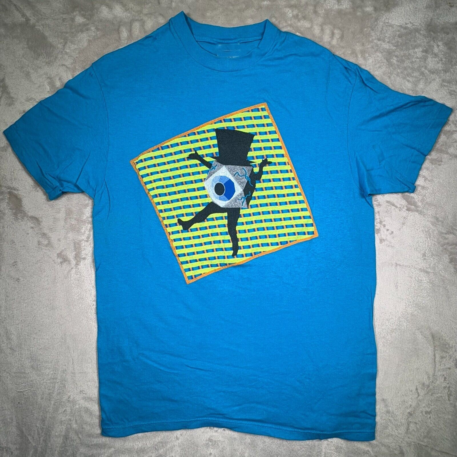 Vintage The Residents Band Blue Cotton T-Shirt All size S-345XL 1HRC94