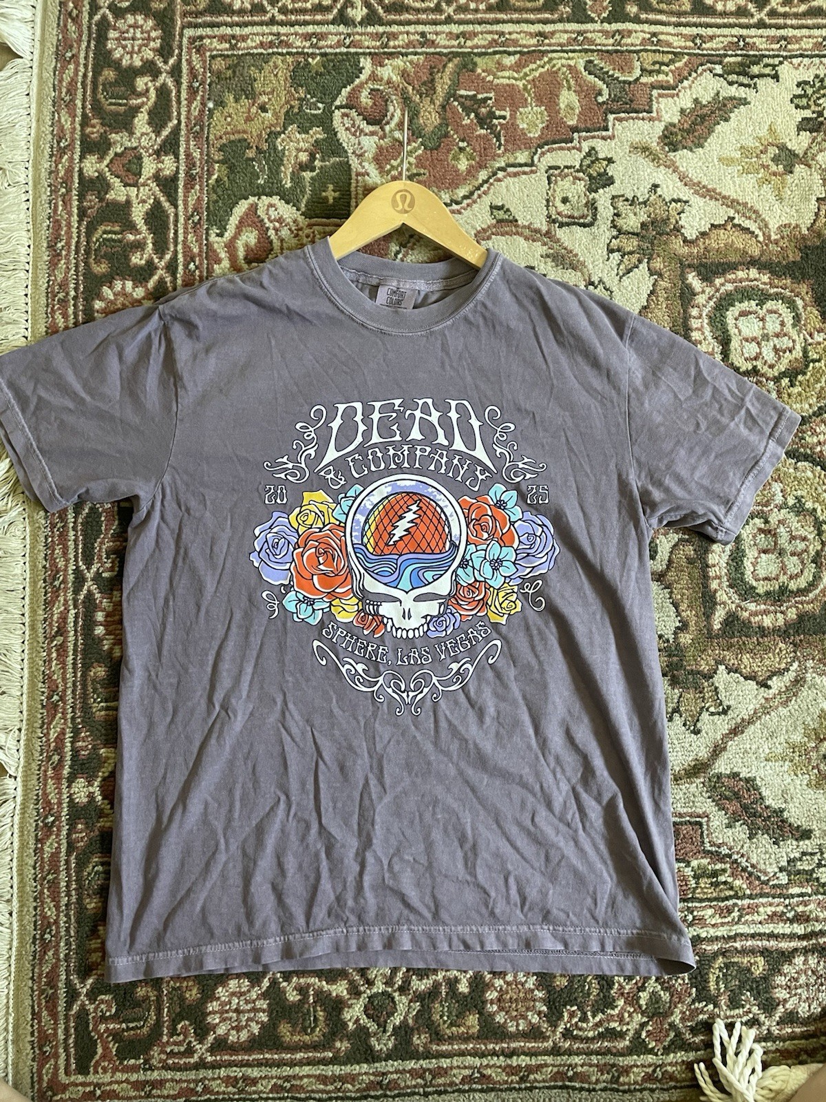 Dead and Company 2025 Las Vegas Sphere Shirt Large Comfort Colors