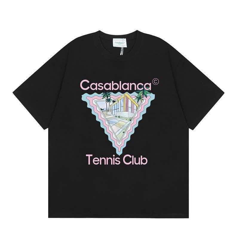 Casablanca 280g Pure Cotton Couple’s Beach T-Shirt for Men and Women