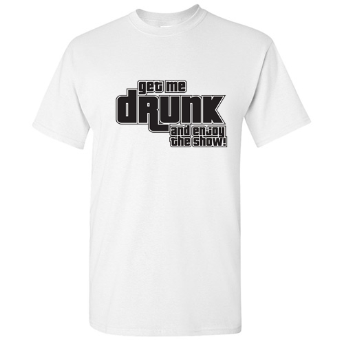 Enjoy The Show Sarcastic Drinking Humor Graphic Gift Idea Funny Novelty T-Shirt