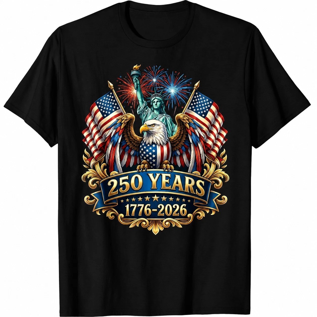 250th Anniversary USA 250 Year America Patriotic 4th of July T-Shirt