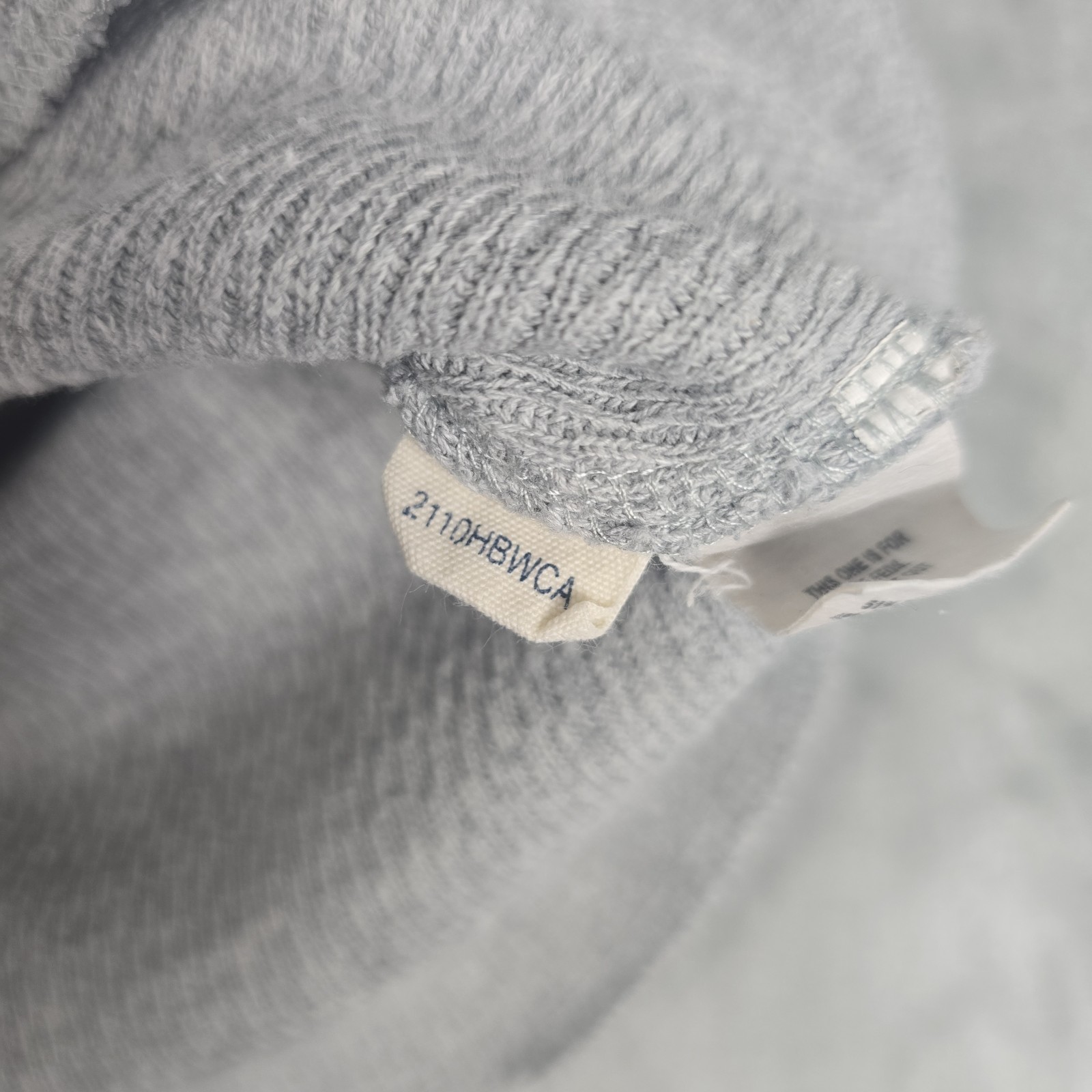 Taylor Stitch Thermal Shirt Mens 38 Small Grey Long Sleeve Crewneck Top