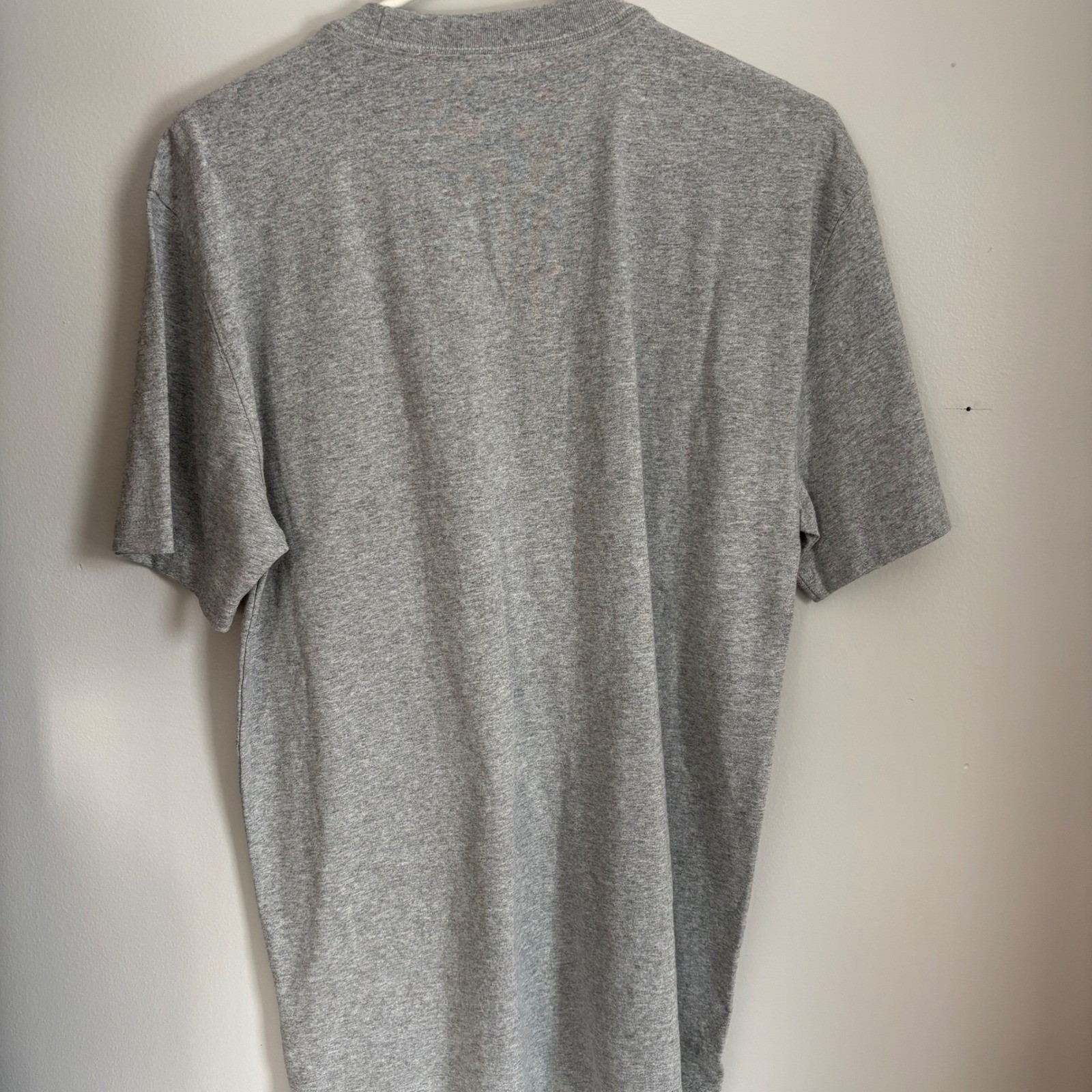 Dickies Mens Gray Short Sleeve Pocket T Shirt Size Small P 90 Cotton 10 Poly