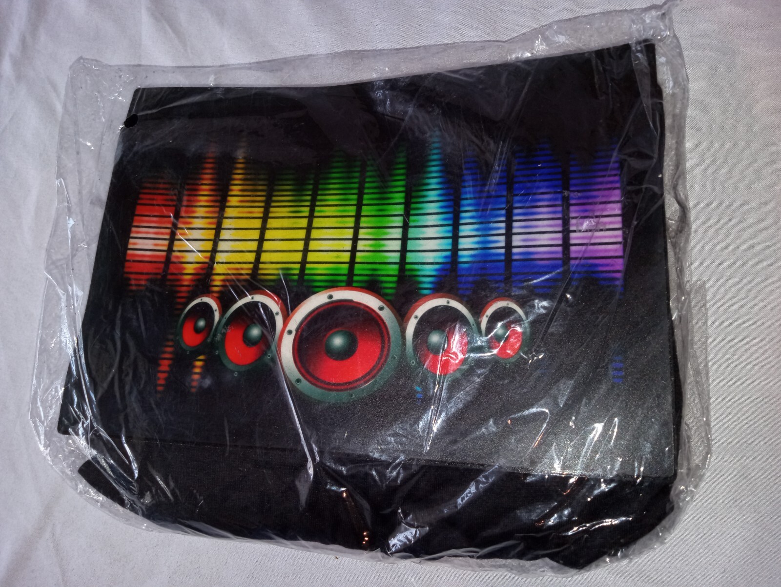 SOUND MUSIC Activated LED LIGHT UP FLASHING DJ PARTY DANCE Concert T-SHIRT 2XL