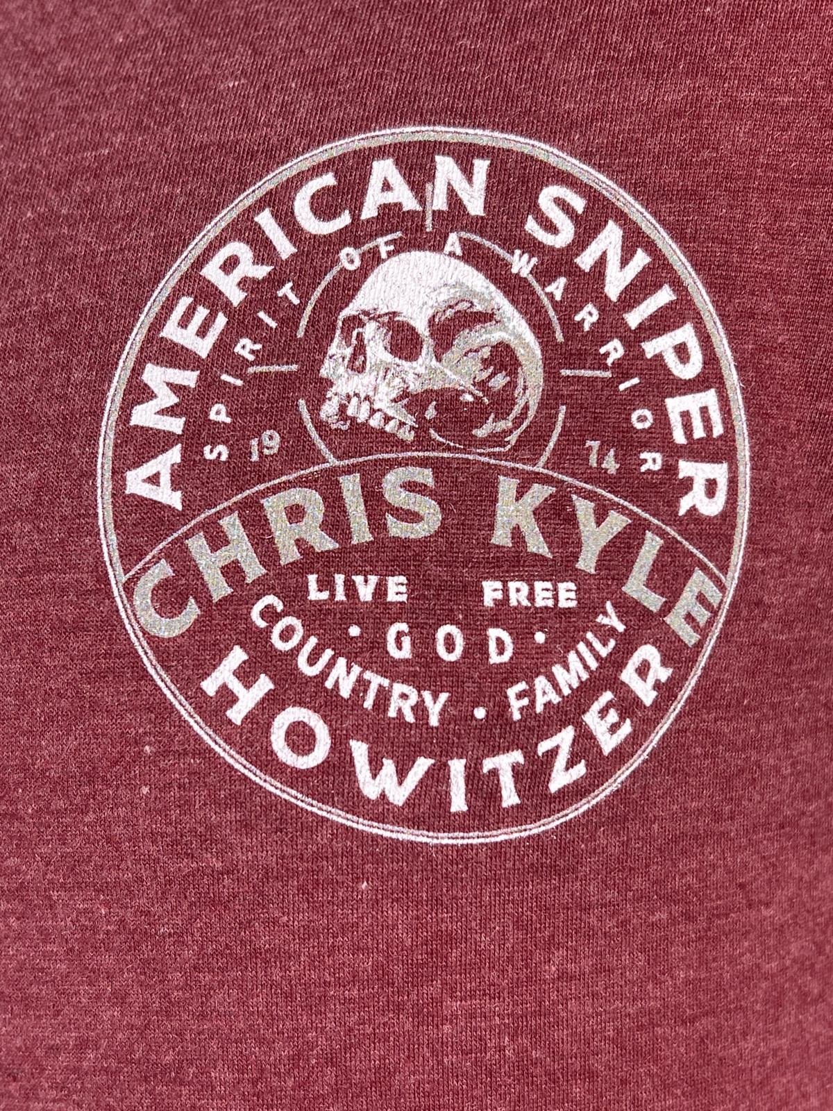Howitzer Style Men’s T-Shirt Chris Kyle Trigger Military Grunt MFG