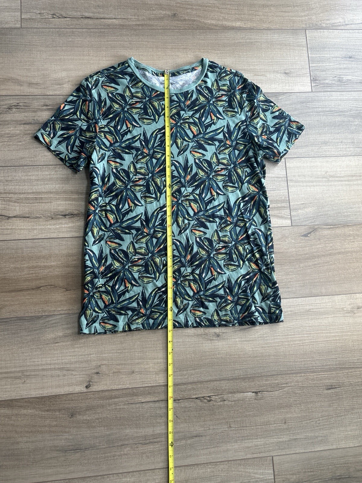 Goodfellow & Co Men’s M Floral Tropical Knit Crew Neck Short Sleeve Tee
