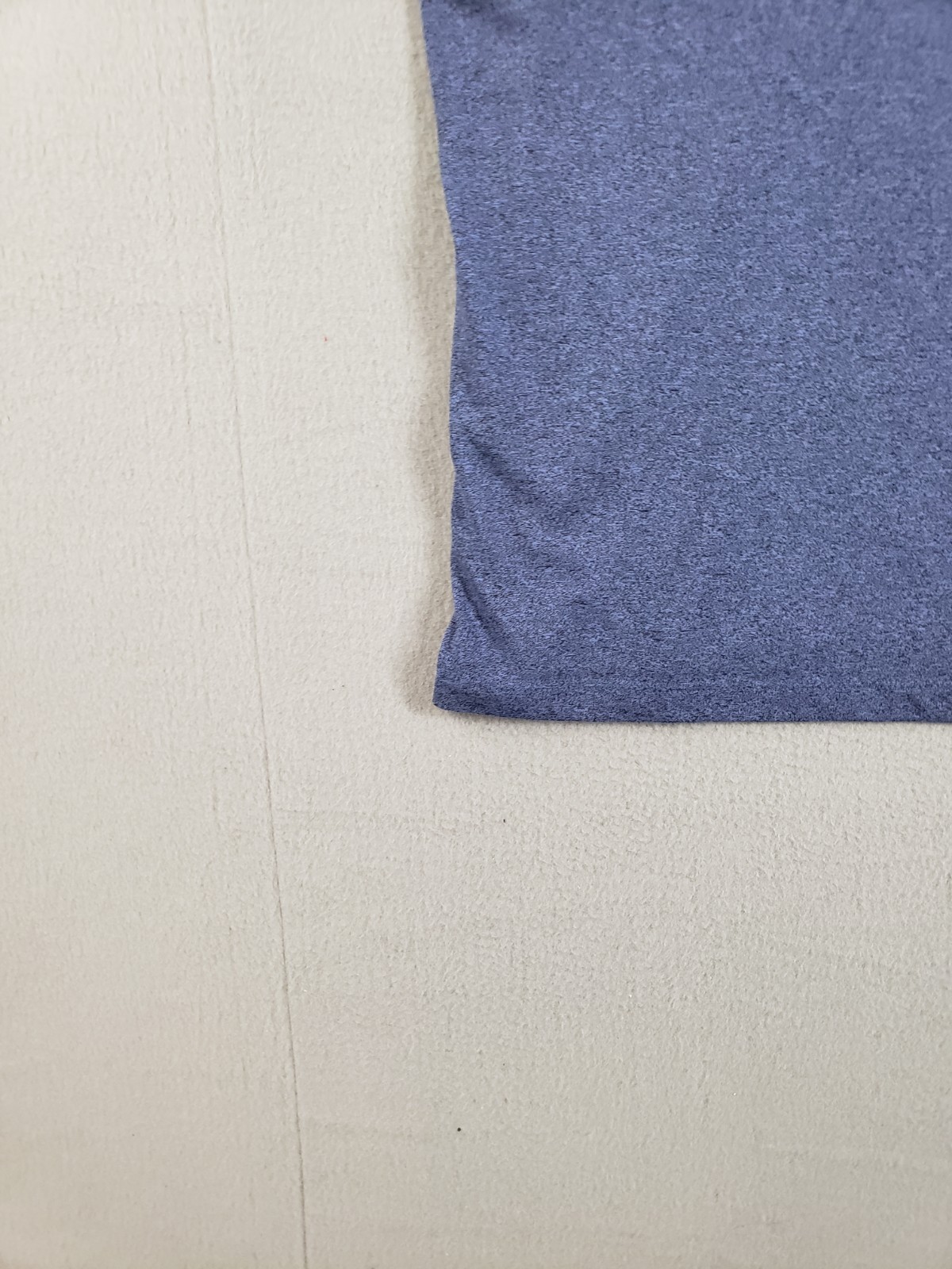 Alfani Men T Shirt L Blue Textured Henley Short Sleeve Stretch Summer Casual