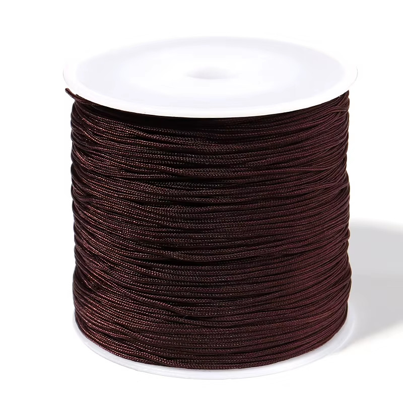 90M/Roll 0.8M #72 Nylon Thread Cord String for Jewelry Making Handmade Woven Rop