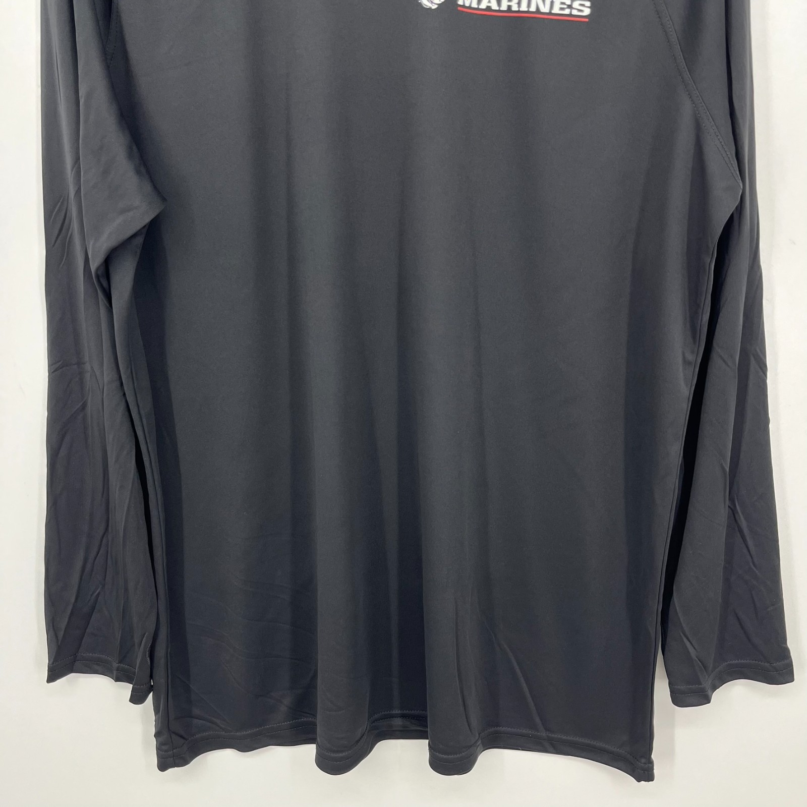 USMC Marines Long Sleeve T-Shirt Men’s Size XL Black Moisture Wicking USA NWOT
