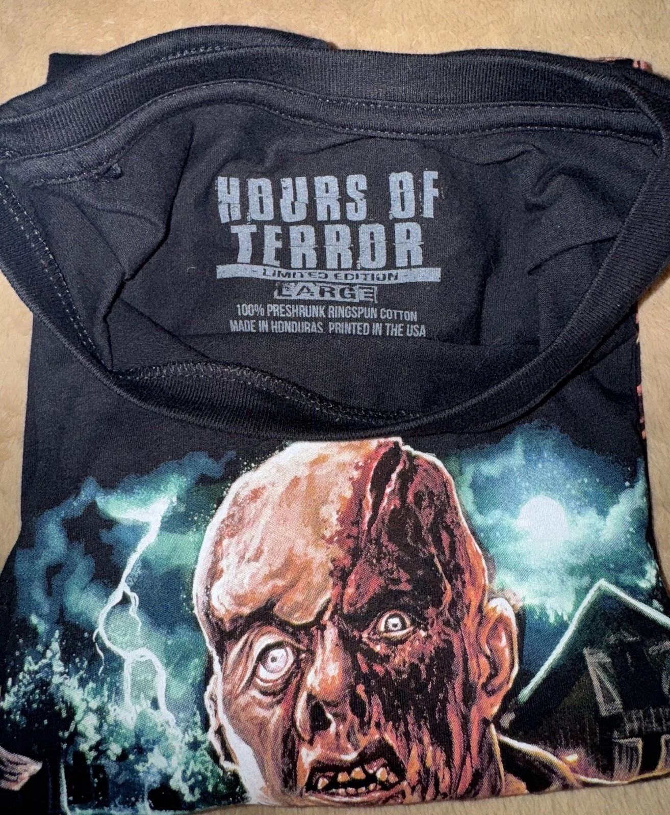 Friday The 13th Part III Terror Threads Shirt Size Large Hours Of Terror