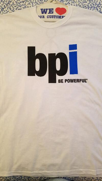 BRANDED T SHIRT BPI SPORTS BODYBUILDING GYM RAT GIFT NEW XL SIZE ONLY