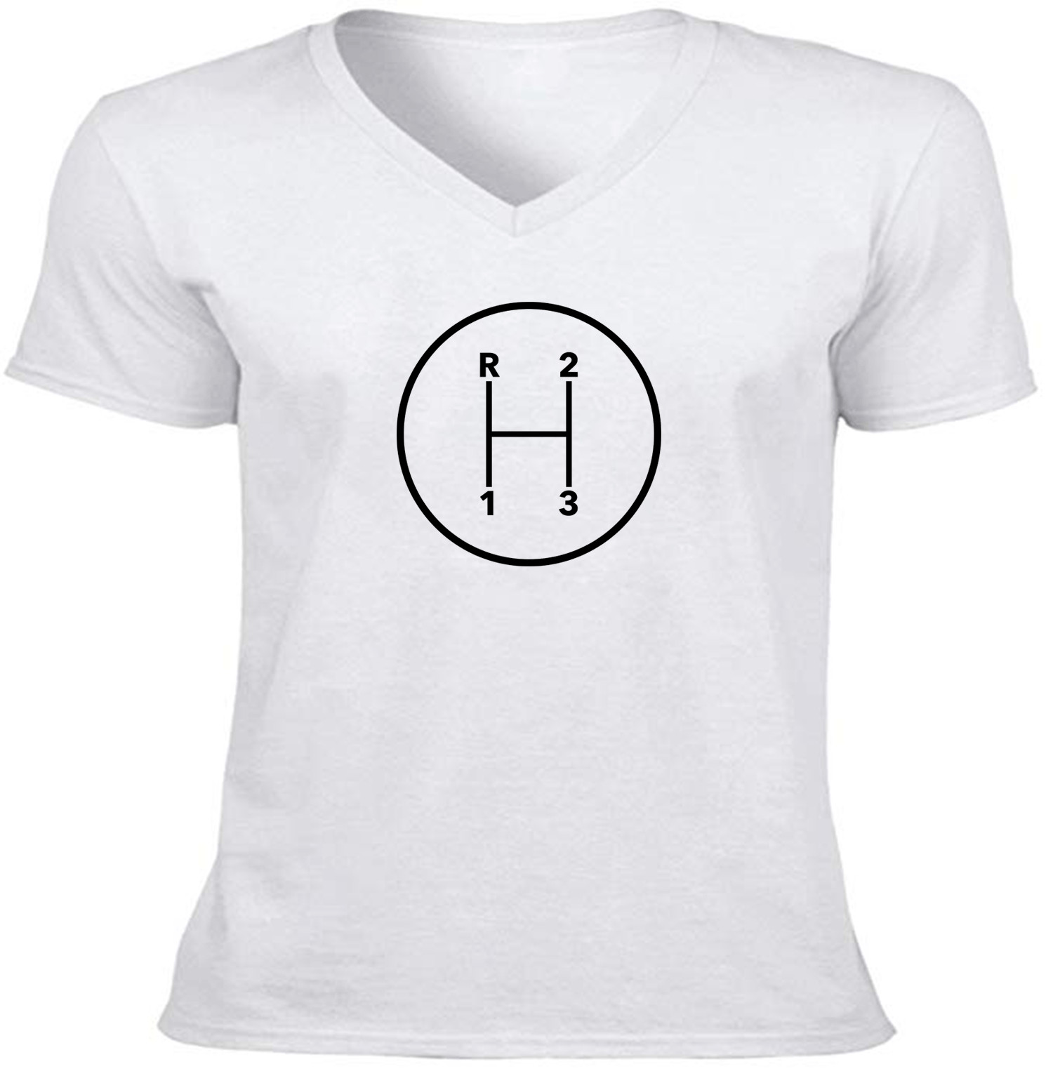 Manual Transmission Gears Shirt Shift Pattern 3 Speed Stick Tee Manual Gearbox