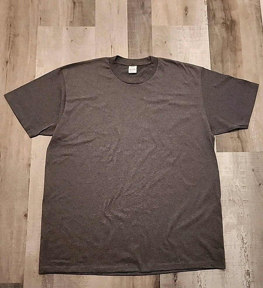 Pro Club Mens 3XL Heavyweight T Shirt Charcoal Gray Short Sleeve Tee