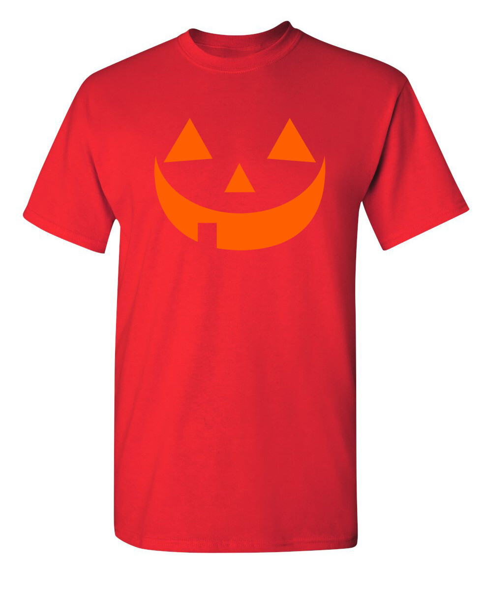 Halloween Face Sarcastic Humor Graphic Super Soft Ring Spun Funny T Shirt