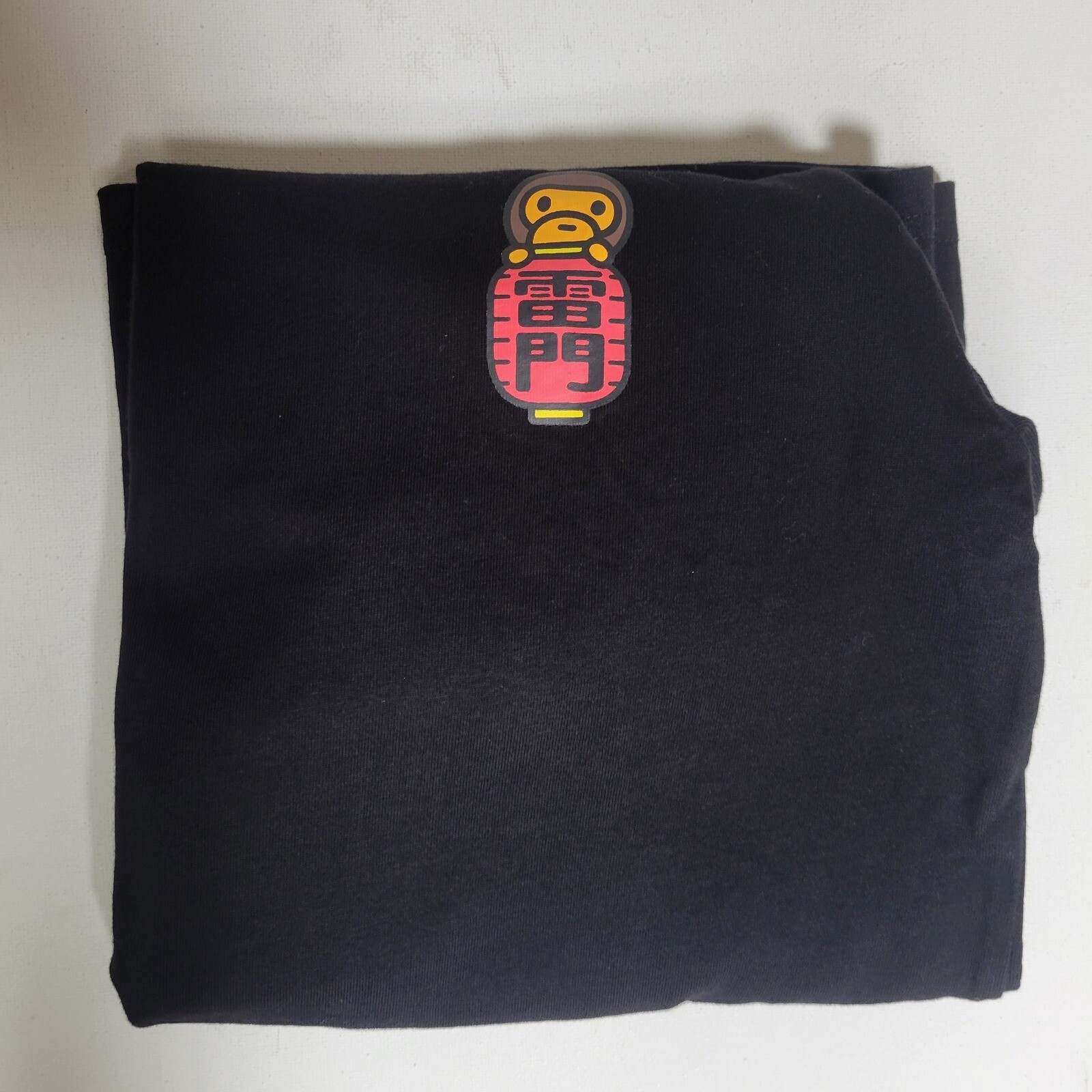 NWOT Baby Milo Store Tshirt By A Bathing Ape BAPE Black Sz M Back Pagoda Graphic