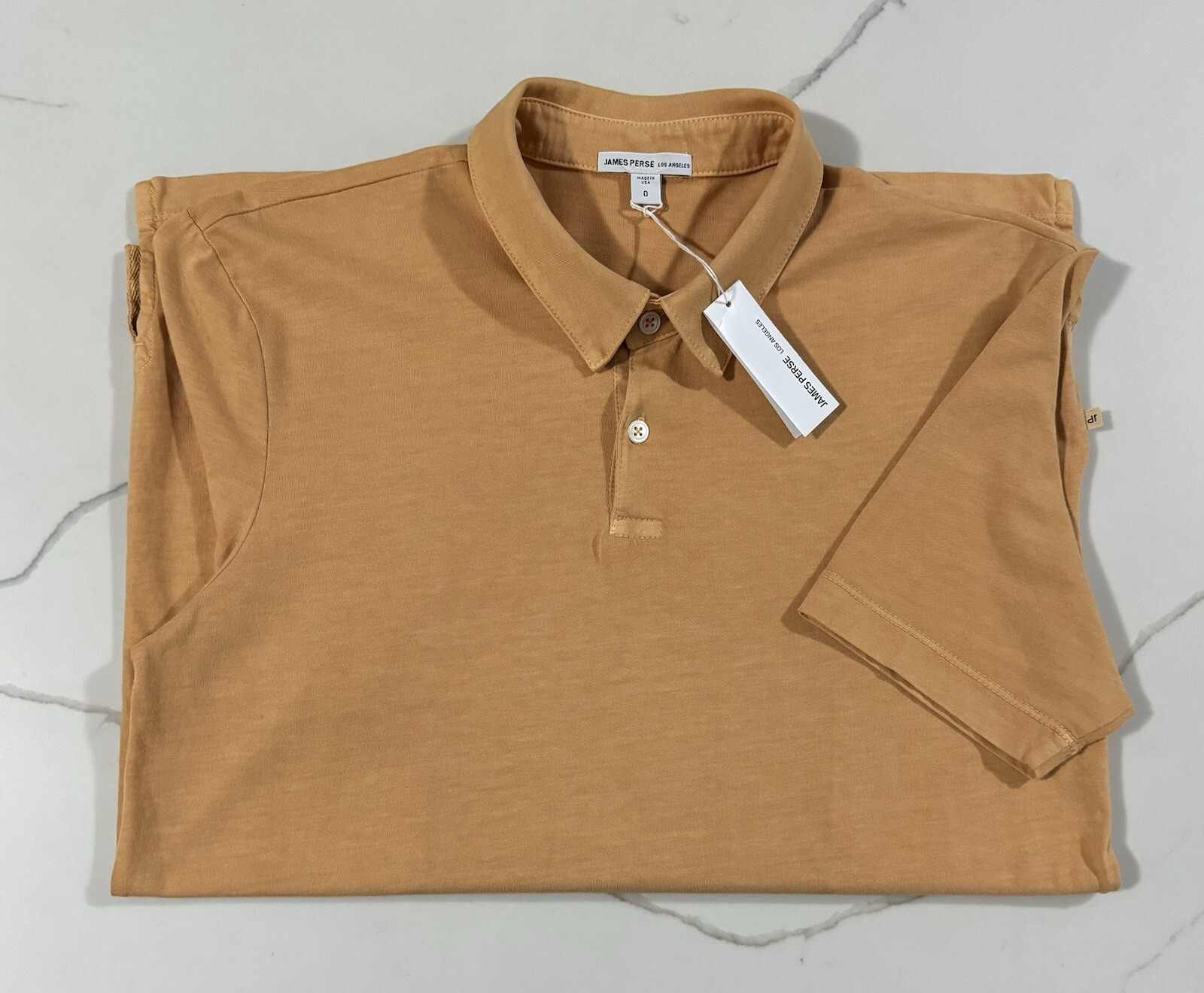 JAMES PERSE Men’s Suede Jersey S/S Polo Retail: $135 (NWT)