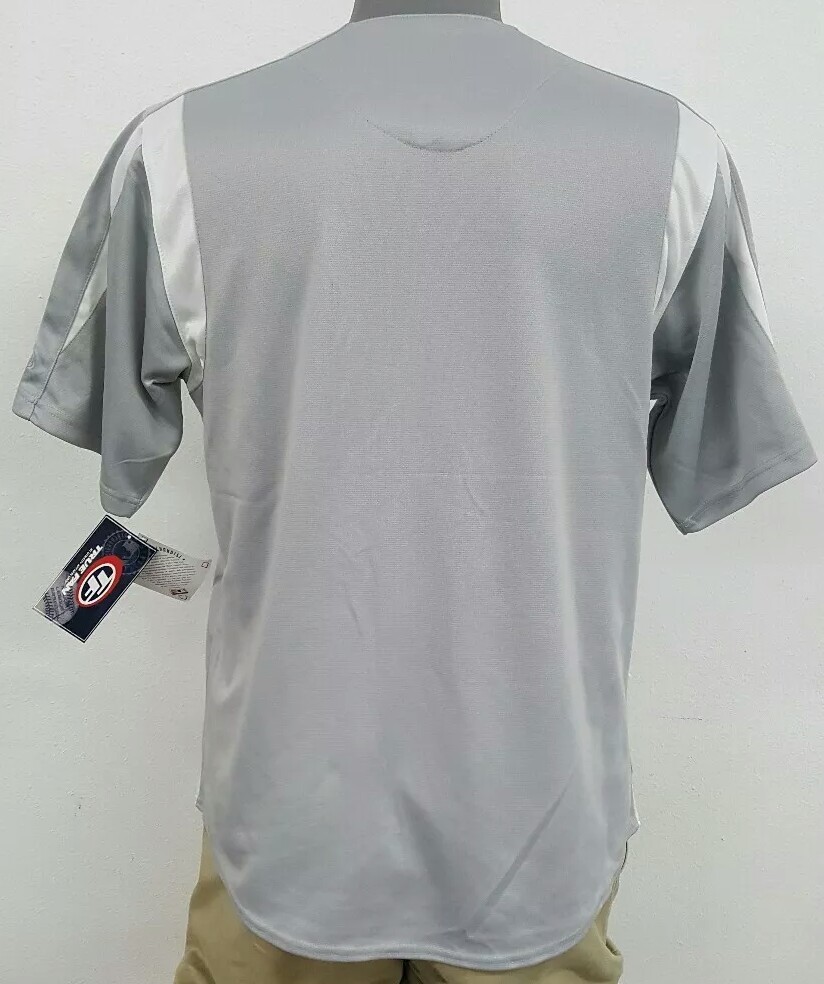 True Fan MLB Genuine Merch Chicago Cubs Grey Men’s Jersey Shirt NWT L XL 2XL