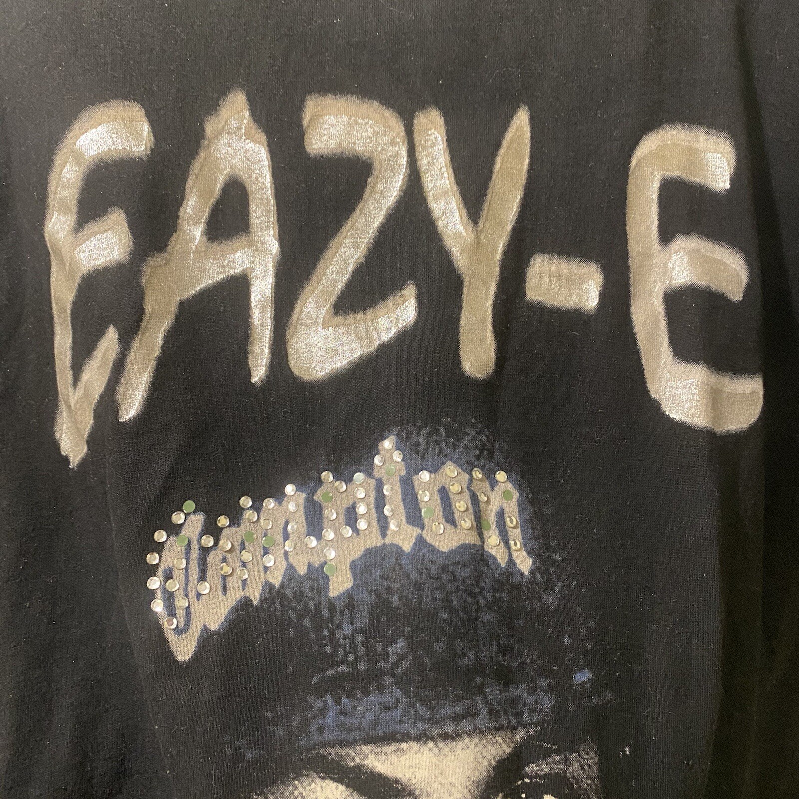 Men’s 3XL Tall Vintage Y2K PRO Max Heavyweight EAZY-E Bling Shirt