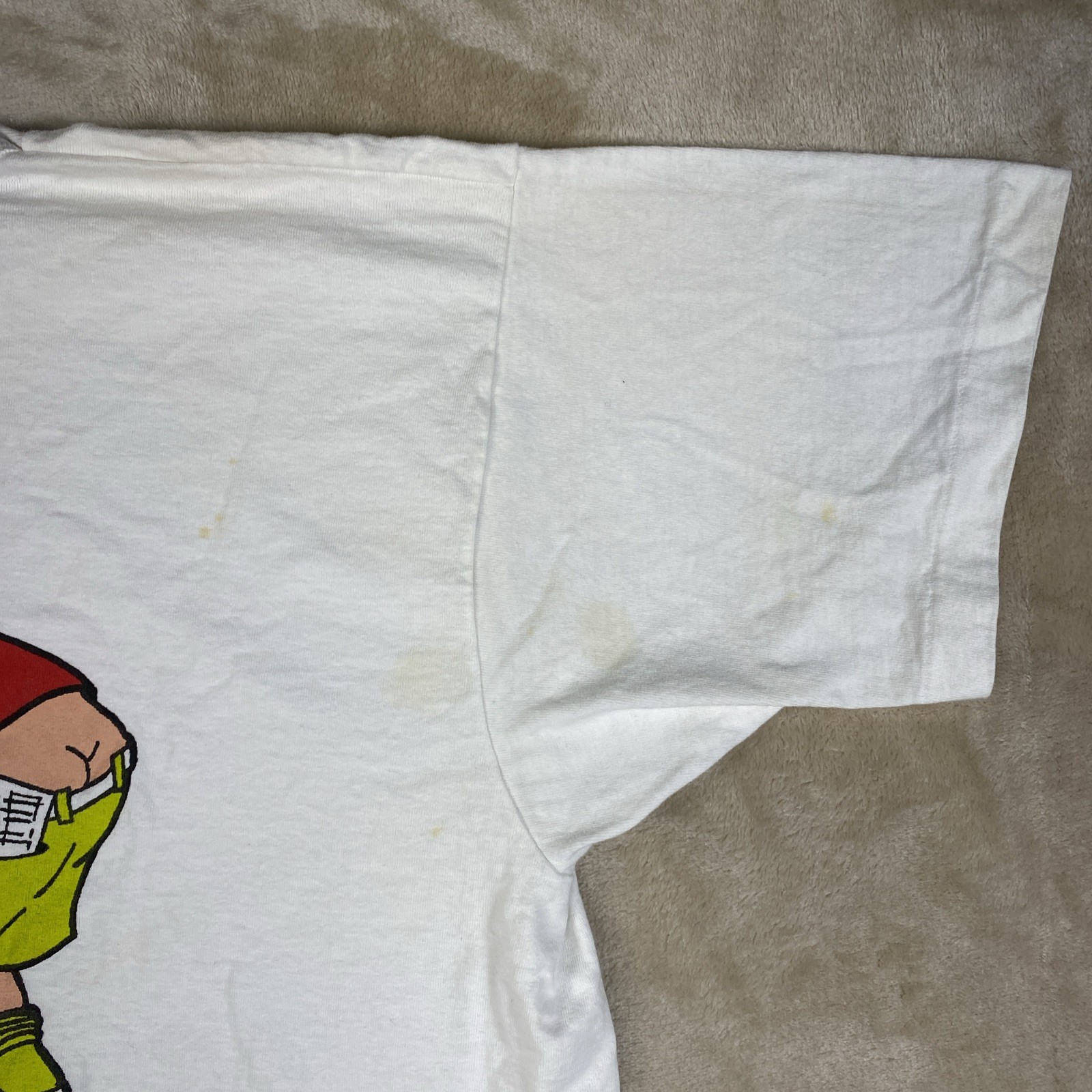 Vintage 90’s Single Stitch Funny Graphic Golf Shirt USA Made Size XL Cracky