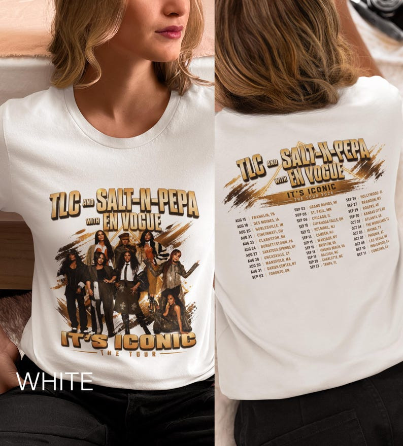 TLC Salt-N-Pepa It’s Iconic Tour 2026 T-Shirt S-5XL
