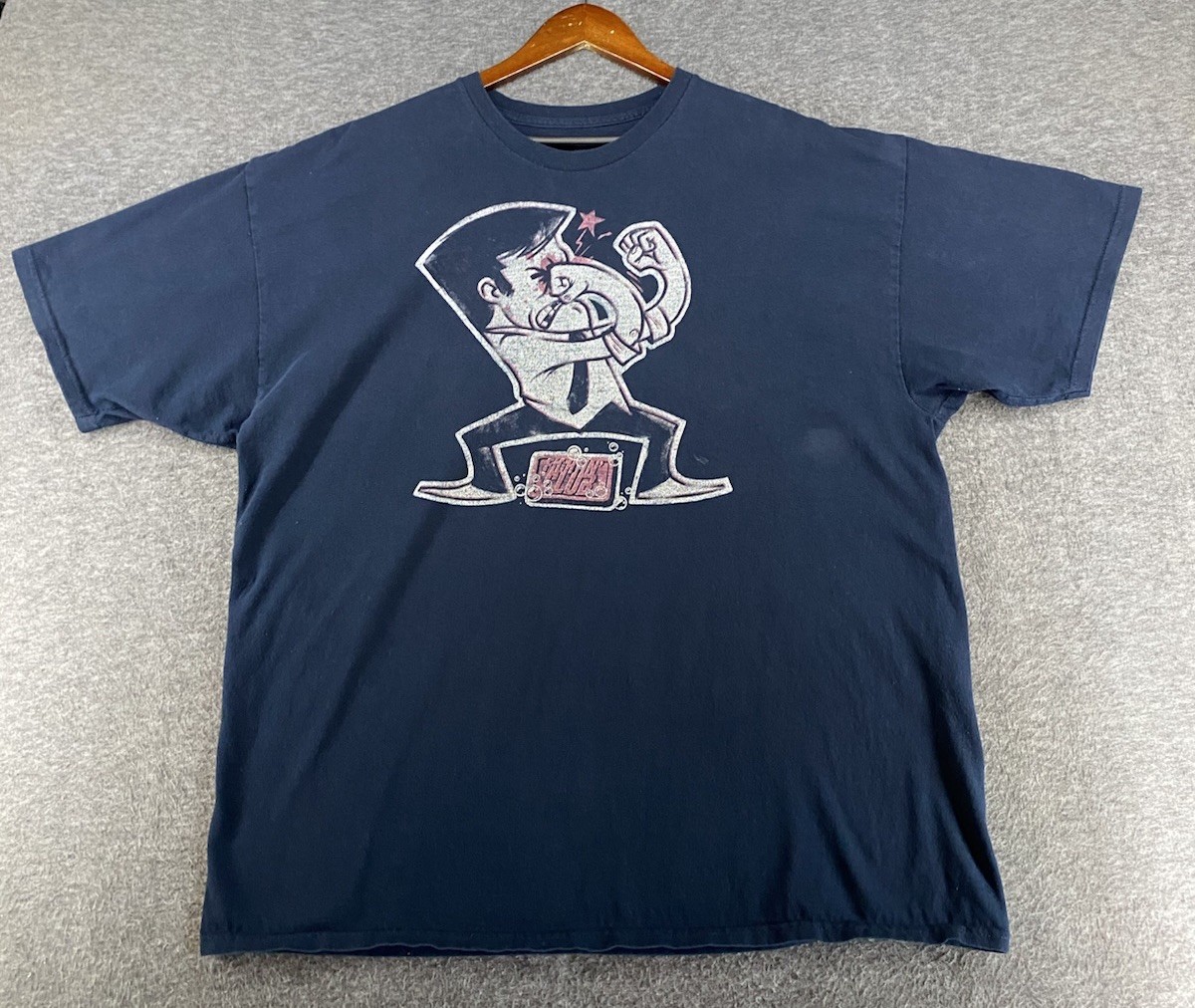 Tee Fury Fight Club Notre Dame Style Soap Face Punch T Shirt Mens 2XL See Pics