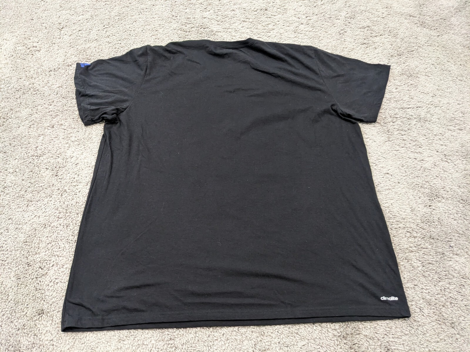 Adidas T Shirt Mens 2X USA Tee Black Red White Blue Patriotic Flag Climalite