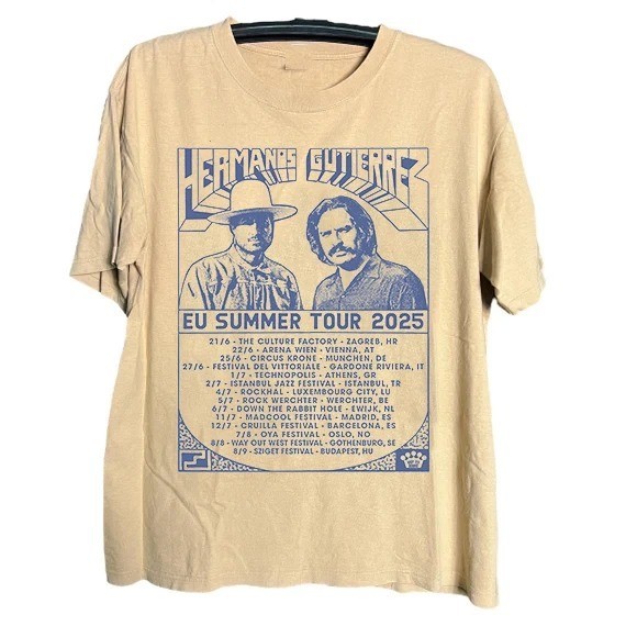 HERMANOS GUTIERREZ EU SUMMER TOUR DATES T Shirt Full Size S-5XL MI515