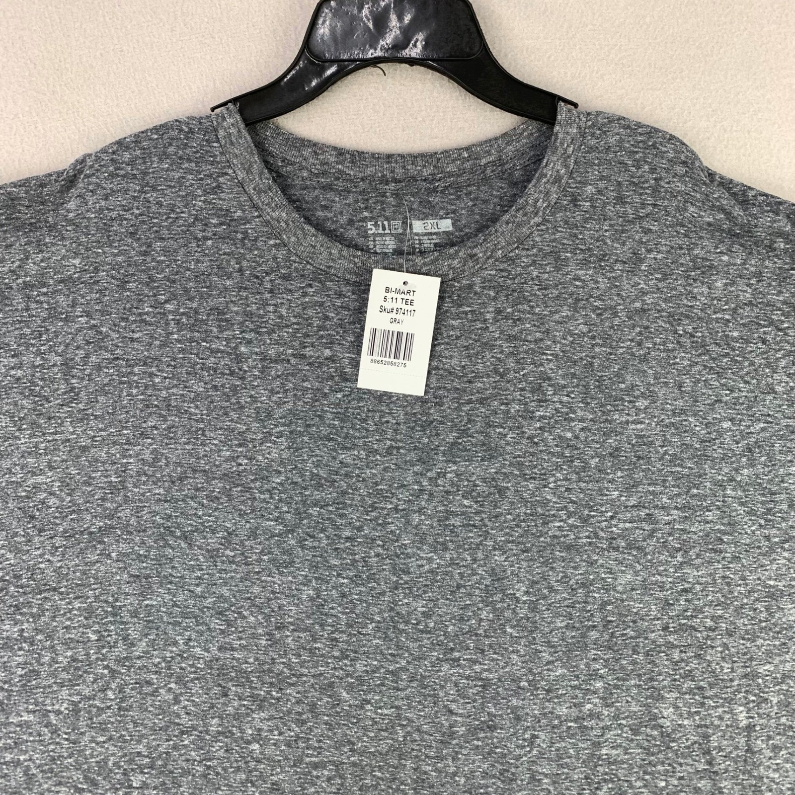 5.11 Tactical T-Shirt Mens 2XL Grey Long Sleeve Comfort Classic Tee NWT