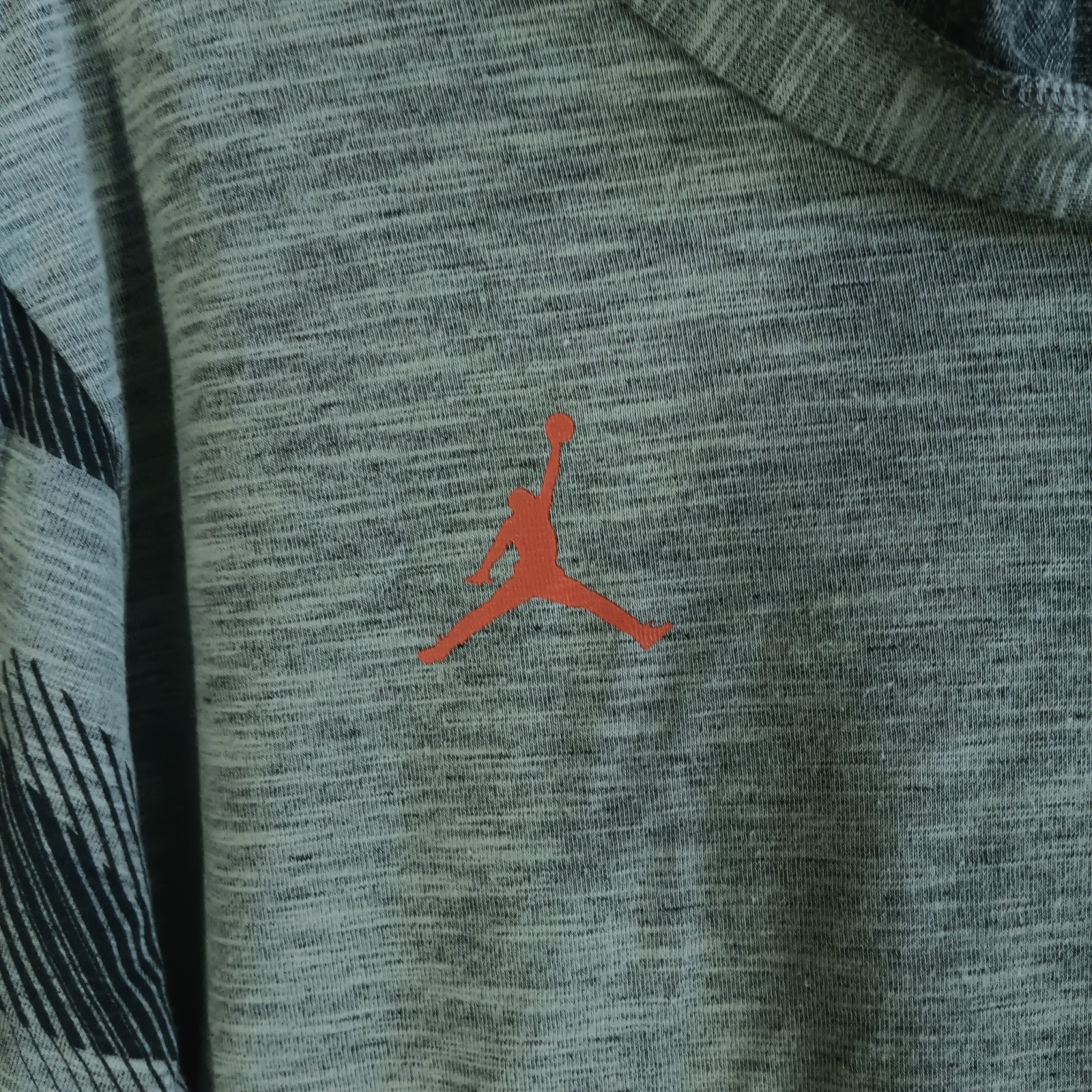 Nike Tee University of Florida Jumpman Air Jordan Mens XL Gray LongSleeve Hooded