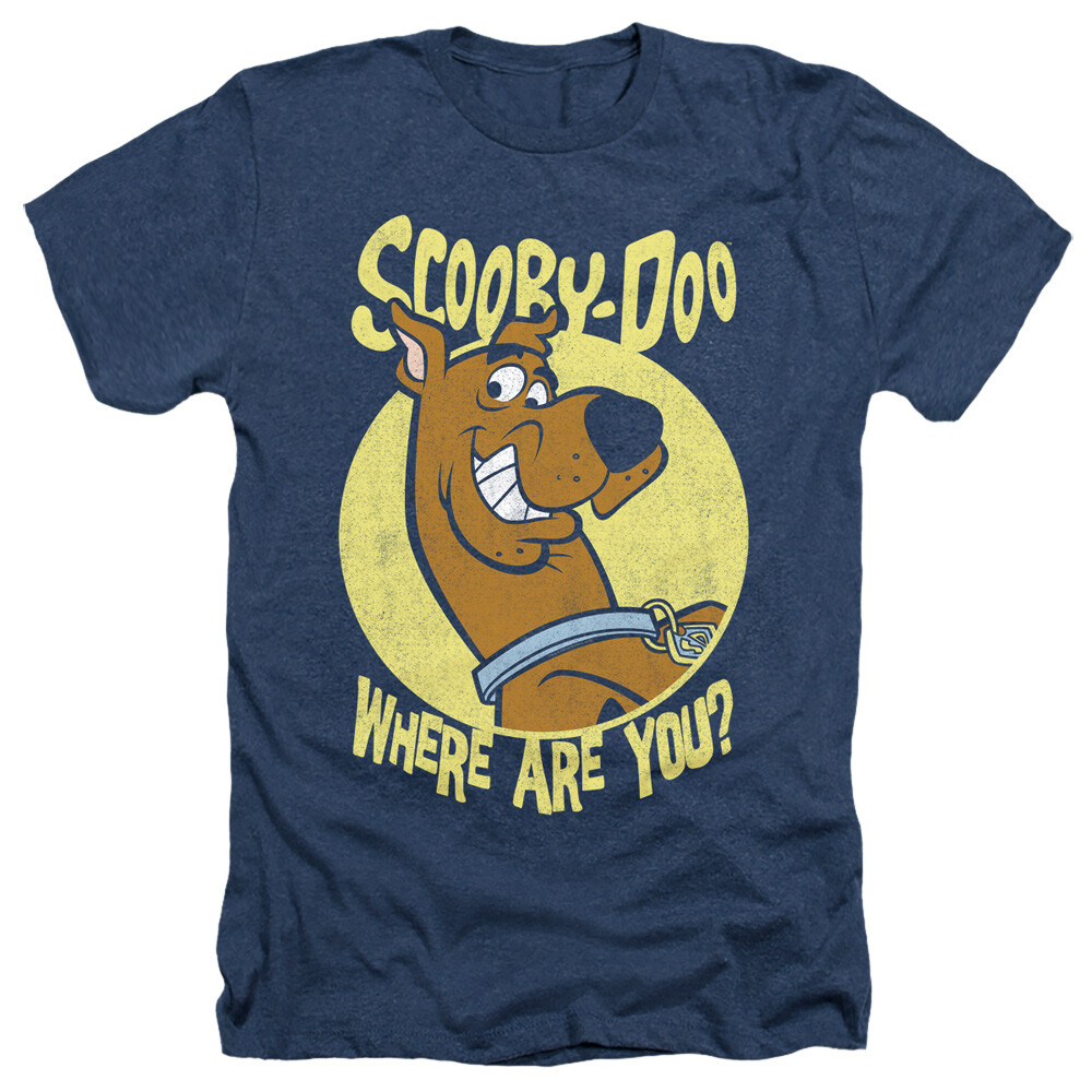 SCOOBY DOO WHERE ARE YOU Licensed Adult Men’s Heather Tee Shirt SM-3XL