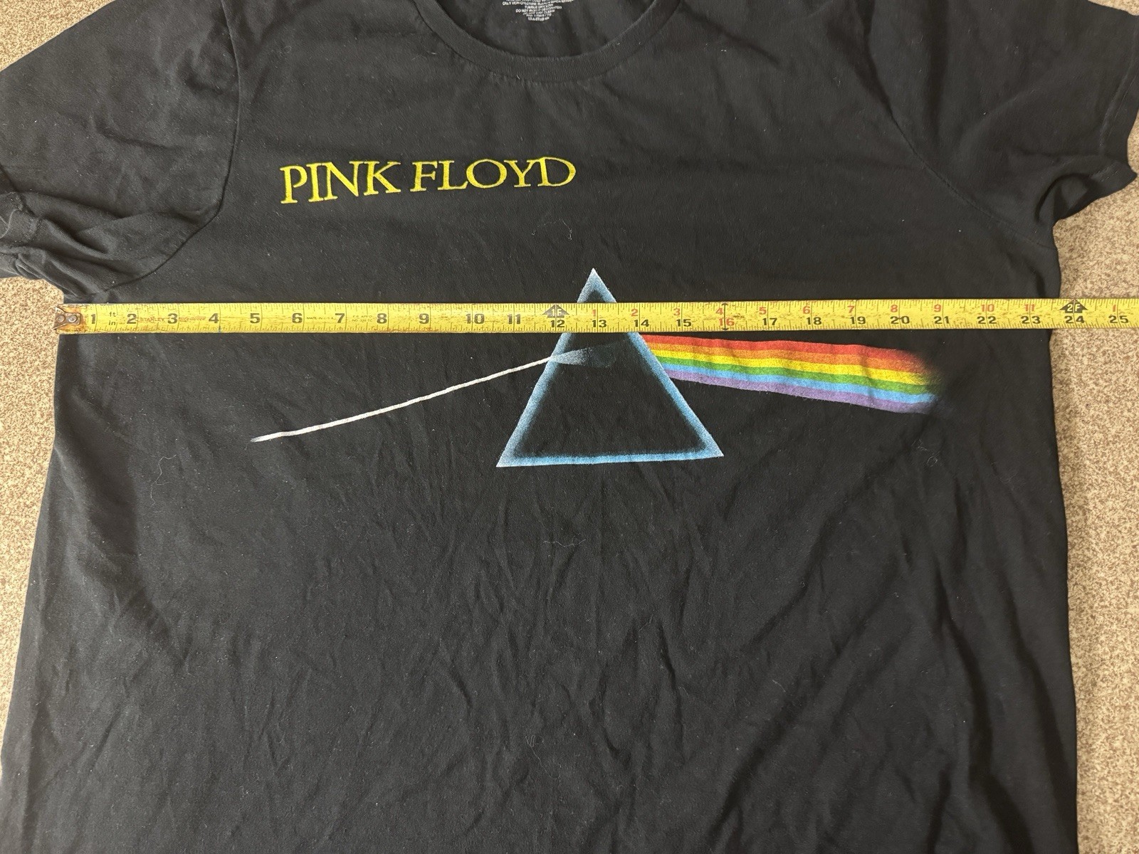 Pink Floyd The Dark Side Of The Moon Double Sided T-Shirt Size XXL 100% Cotton