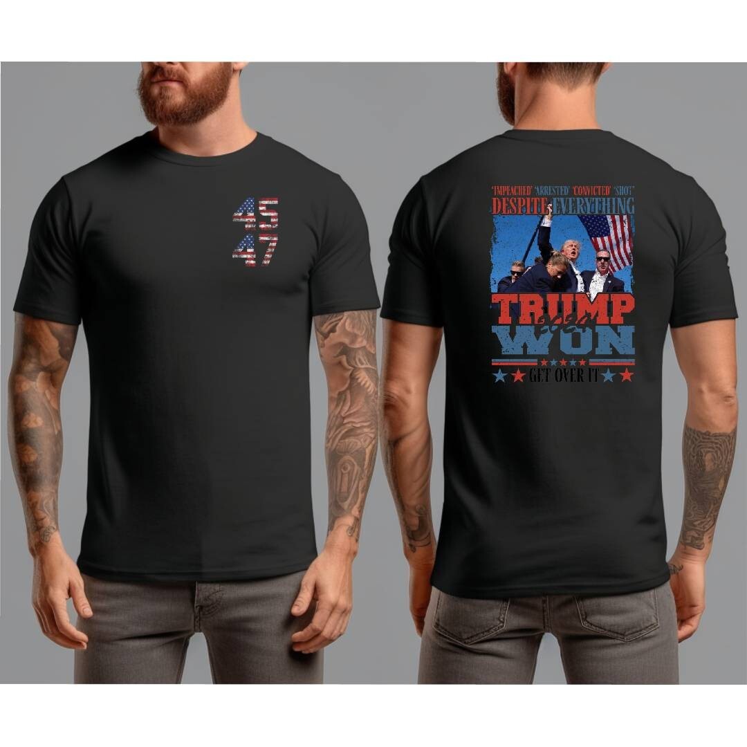Trump 2024 We Won Again MAGA 45 47 You Missed Me Never Surrender Legend T-Shirt