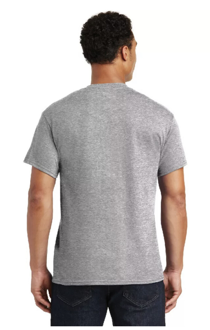 Gildan 8000 Men’s DryBlend 5.5oz 50/50 T-Shirt Gray Solid Short Sleeve New!